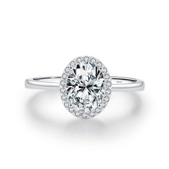 Ethereal Elegance Ring - Oval Brilliant Cut