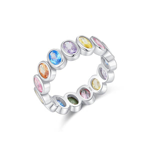 Prismatic Shimmer Ring