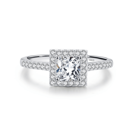 Ethereal Elegance Ring - Princess Cut