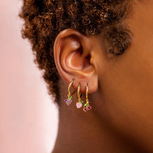 Juicy Jewels Drop Earrings (Peach)