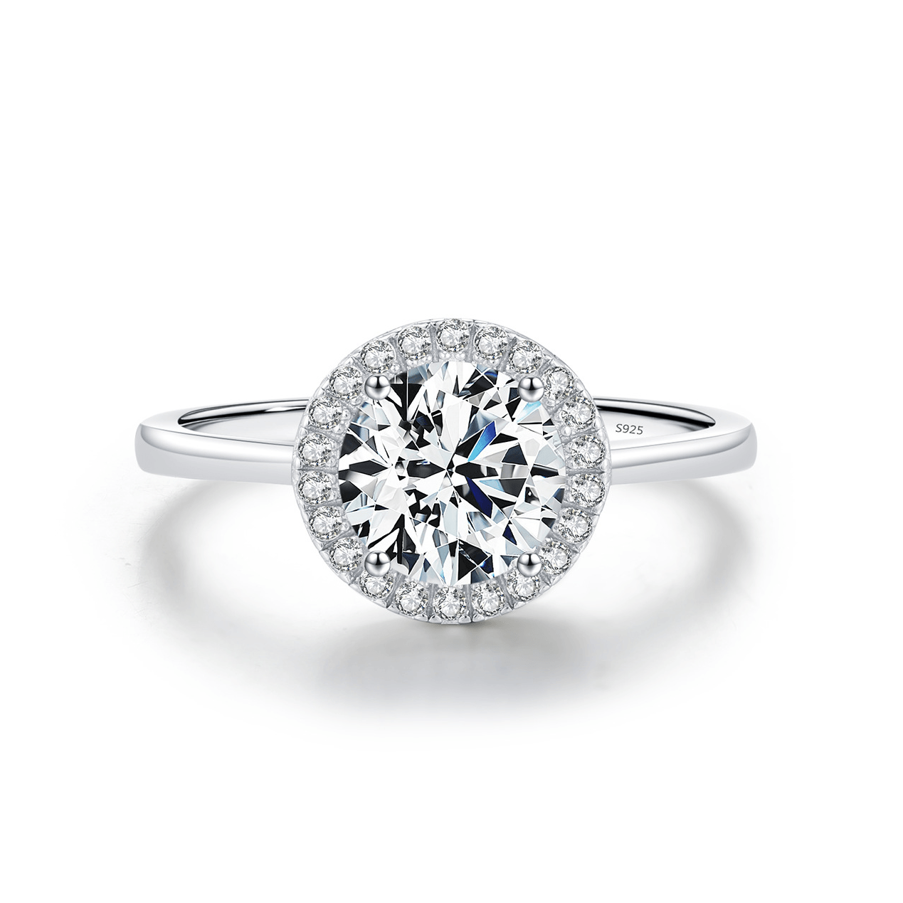 Ethereal Elegance Ring - Round Brilliant Cut