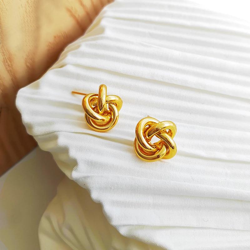 Grace Knot Stud Earrings