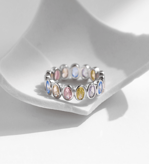 Prismatic Shimmer Ring