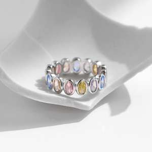 Prismatic Shimmer Ring