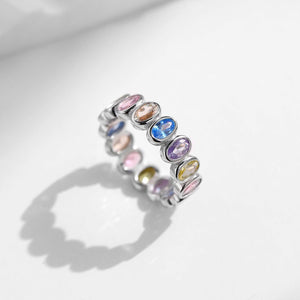 Prismatic Shimmer Ring