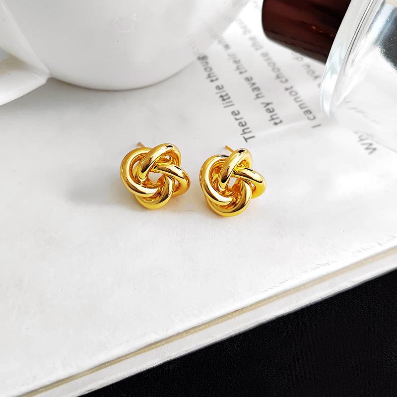 Grace Knot Stud Earrings