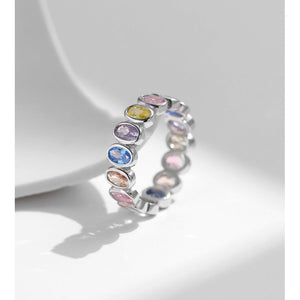 Prismatic Shimmer Ring