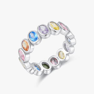 Prismatic Shimmer Ring