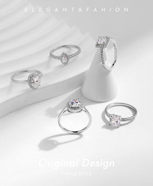 Ethereal Elegance Ring - Princess Cut