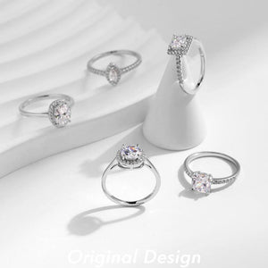 Ethereal Elegance Ring - Princess Cut