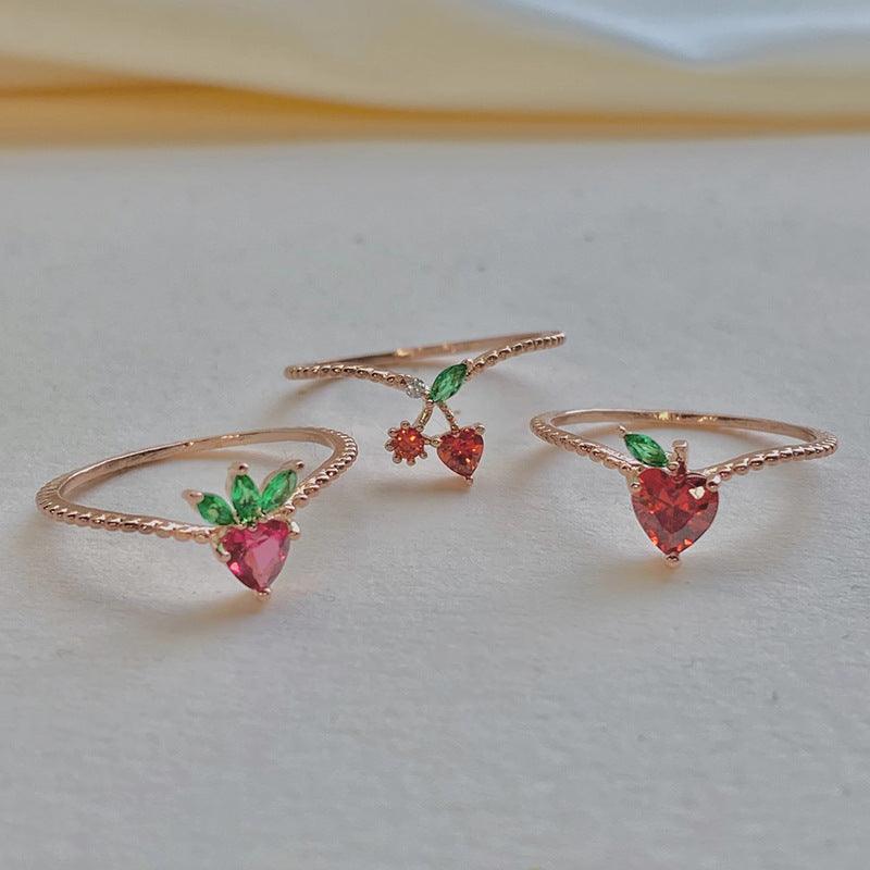 Juicy Jewels Ring (Cherry) Stella Harte