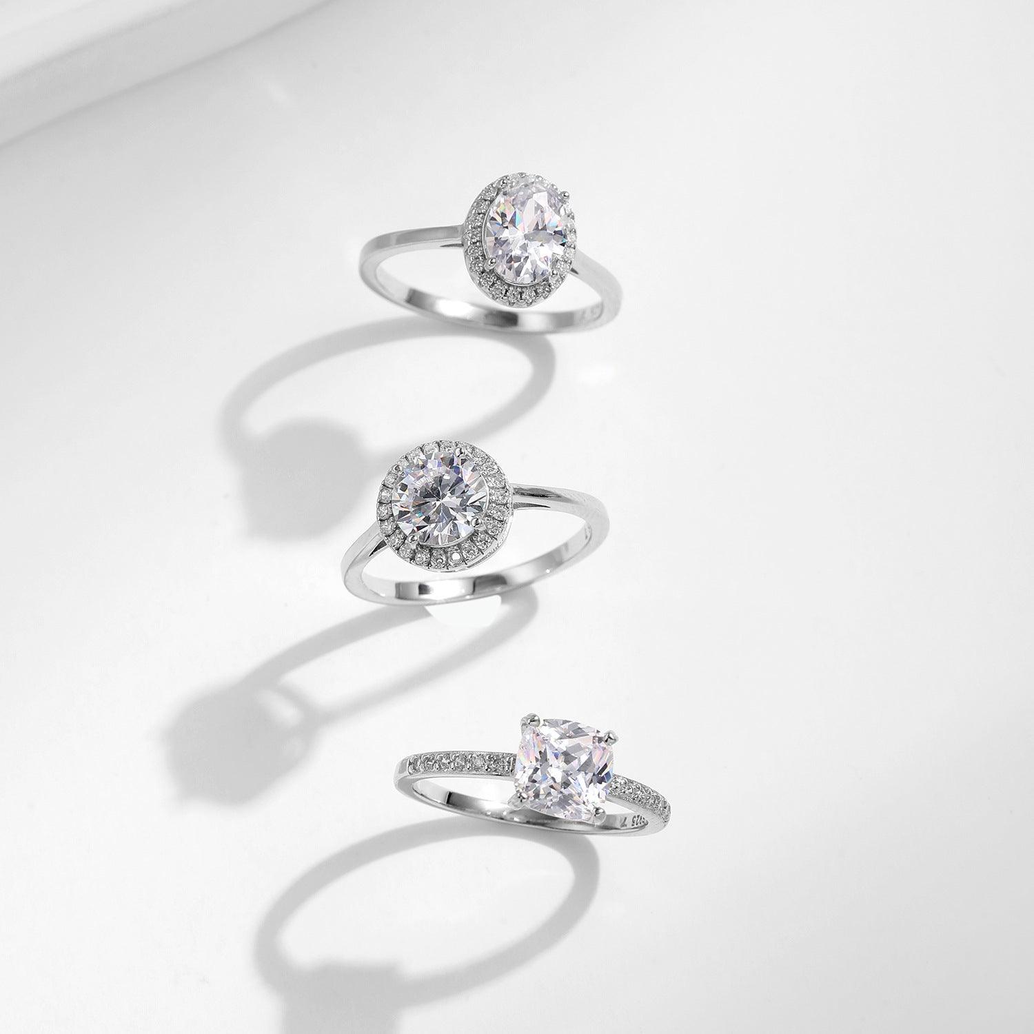 Ethereal Elegance Ring - Cushion Cut Stella Harte