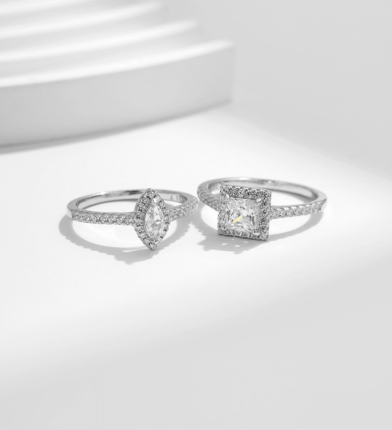 Ethereal Elegance Ring - Cushion Cut Stella Harte