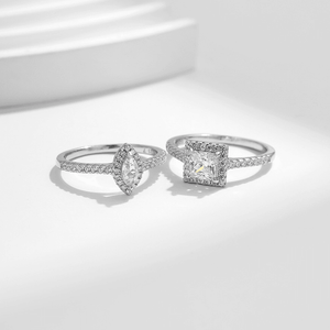 Ethereal Elegance Ring - Princess Cut