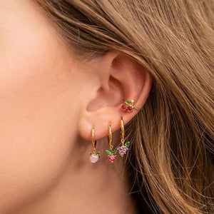 Juicy Jewels Drop Earrings (Peach)