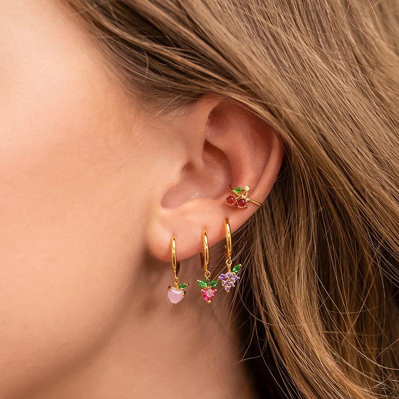 Juicy Jewels Drop Earrings (Watermelon) Stella Harte
