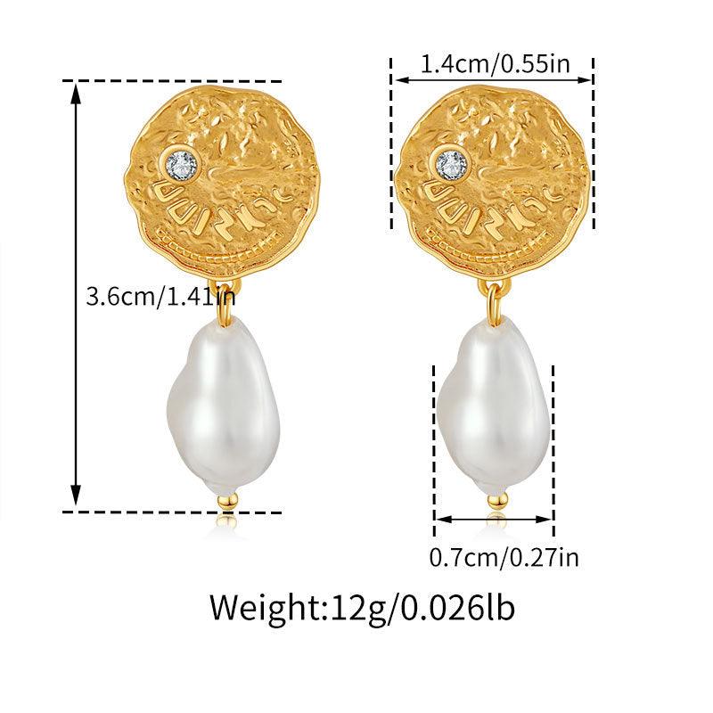 Solomon Pearl Drops Earrings Stella Harte