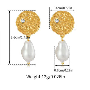 Solomon Pearl Drops Earrings