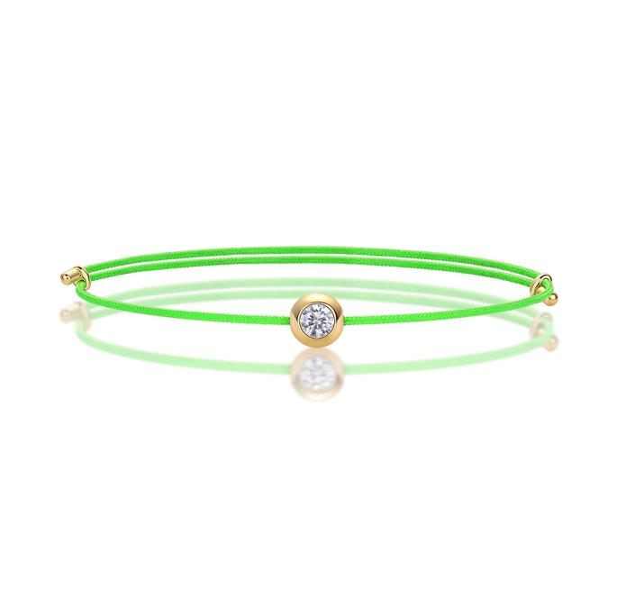 Moissanite Cord Whisper Bracelets