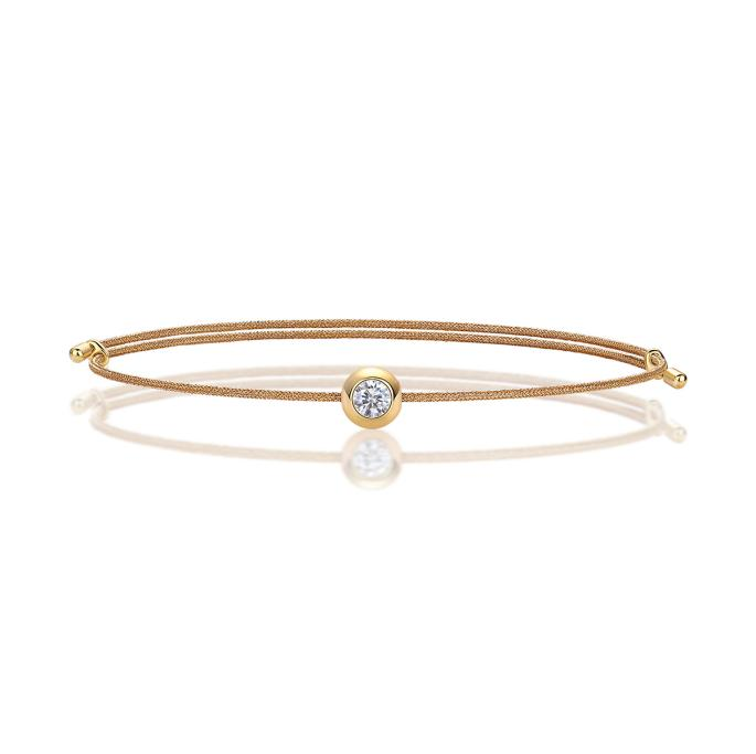 Moissanite Cord Whisper Bracelets