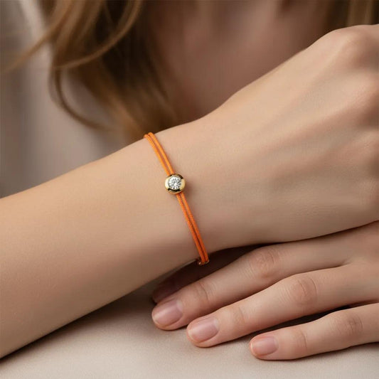 Moissanite Cord Whisper Bracelets