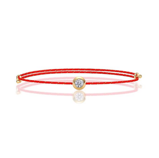 Moissanite Cord Whisper Bracelets