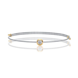 Moissanite Cord Whisper Bracelets