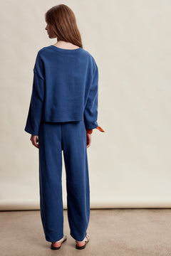 Stretch Cotton Knit Lounge Set
