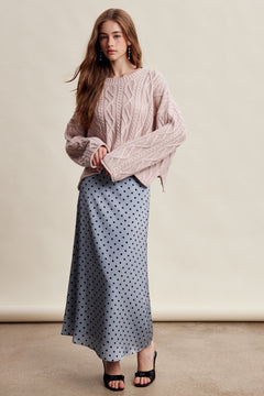 Oversized Cable Knit Sweater