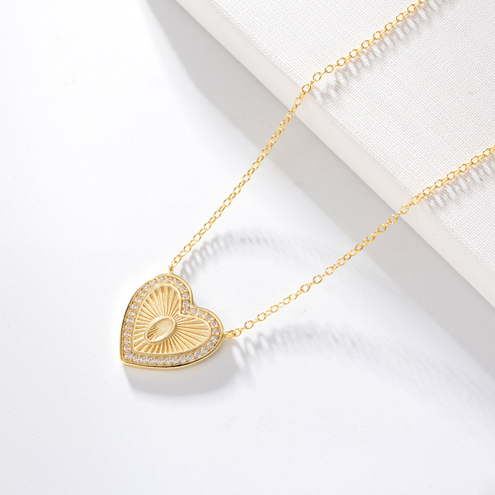 Serenity’s Heart Cipher Necklace Stella Harte