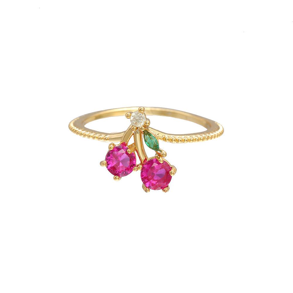 Juicy Jewels Ring (Cherry) Stella Harte