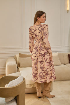 Gathered Bust Maxi Dress
