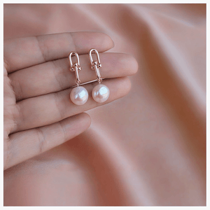 Celeste Pearl Duo Dangle Earrings