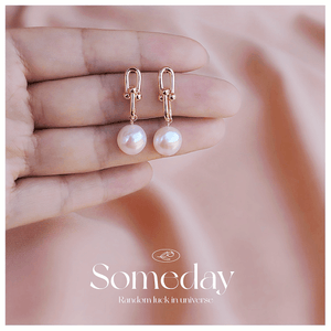 Celeste Pearl Duo Dangle Earrings