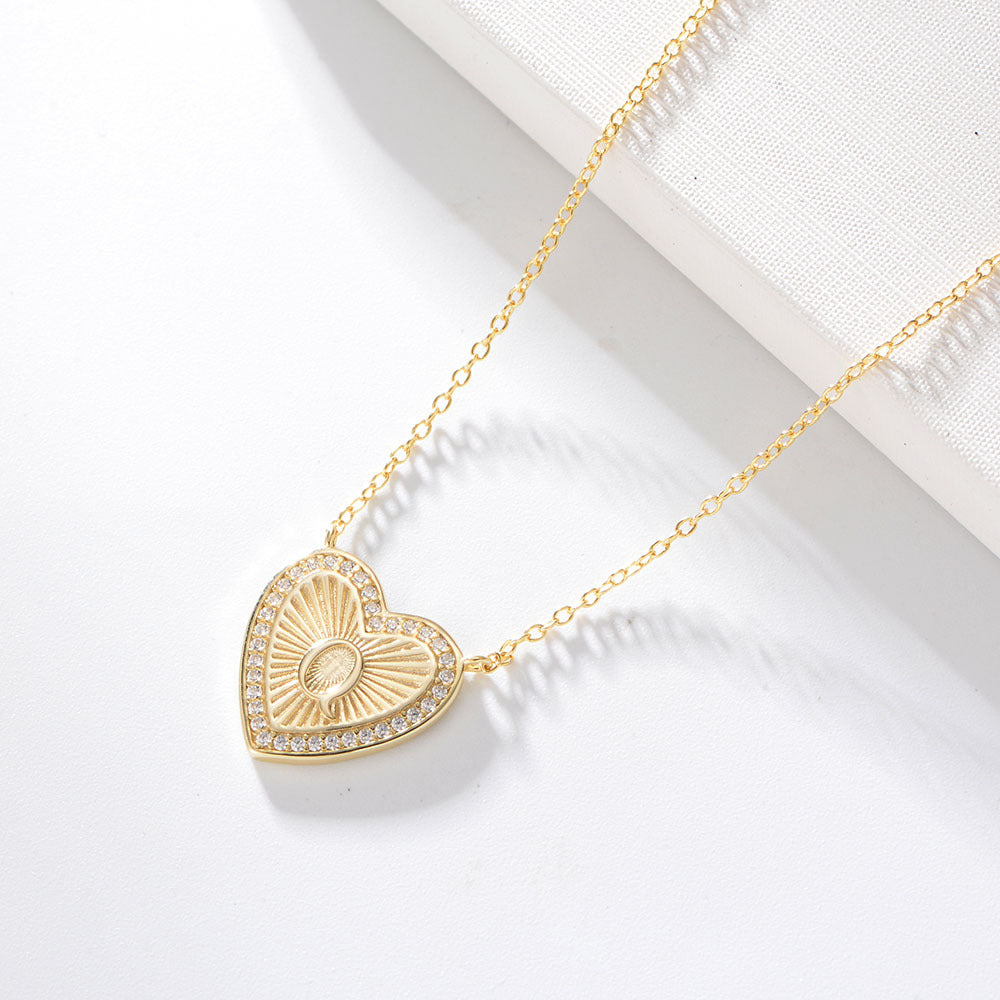 Serenity’s Heart Cipher Necklace Stella Harte