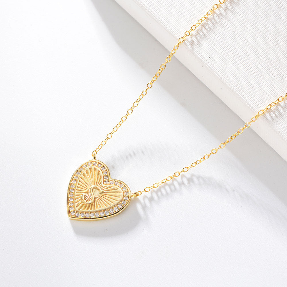 Serenity’s Heart Cipher Necklace Stella Harte