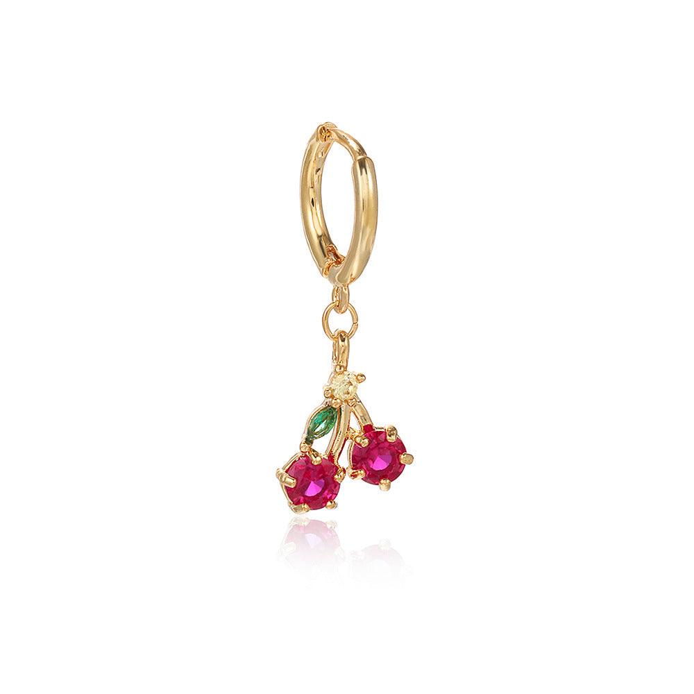 Juicy Jewels Drop Earrings (Cherry)