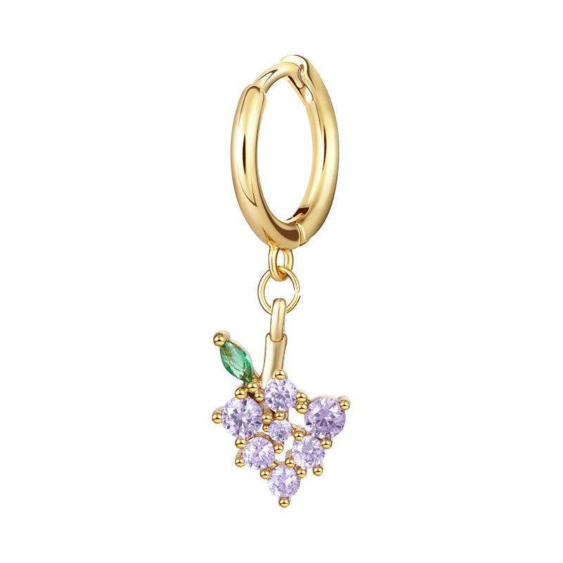 Juicy Jewels Drop Earrings (Grapes) Stella Harte