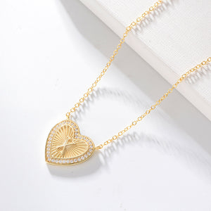 Serenity’s Heart Cipher Necklace