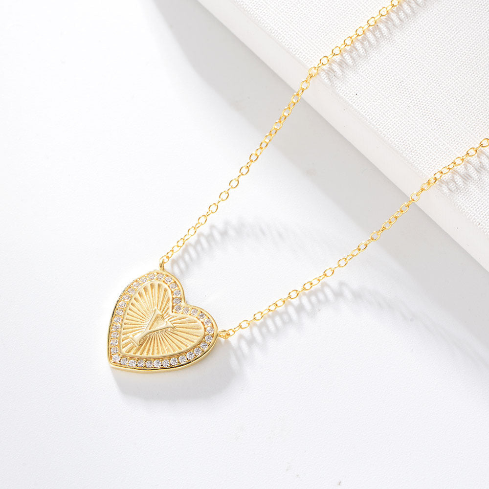 Serenity’s Heart Cipher Necklace Stella Harte
