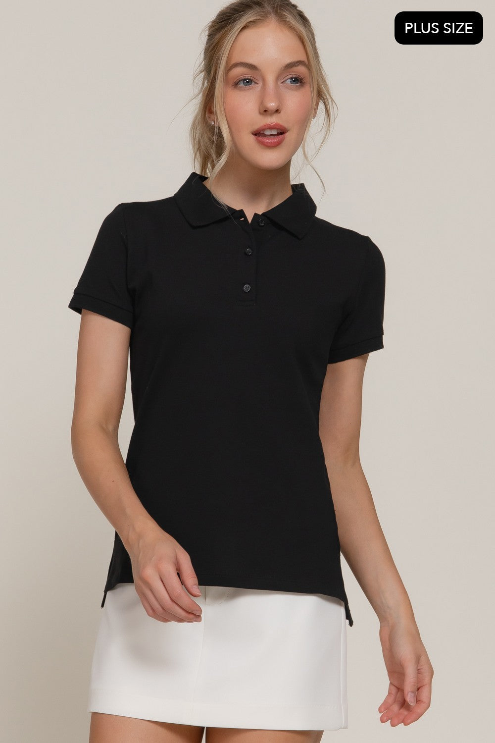 Short Sleeve Classic Pique Polo Top