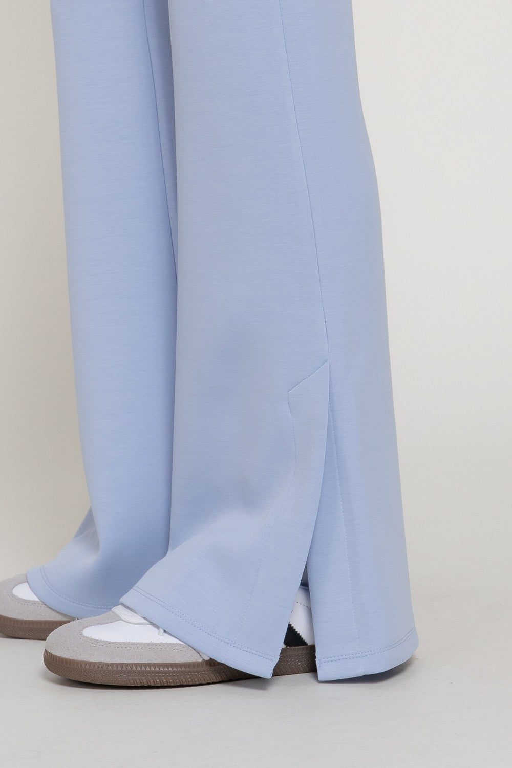 Flare Soft Bottom Slit Scuba Pant