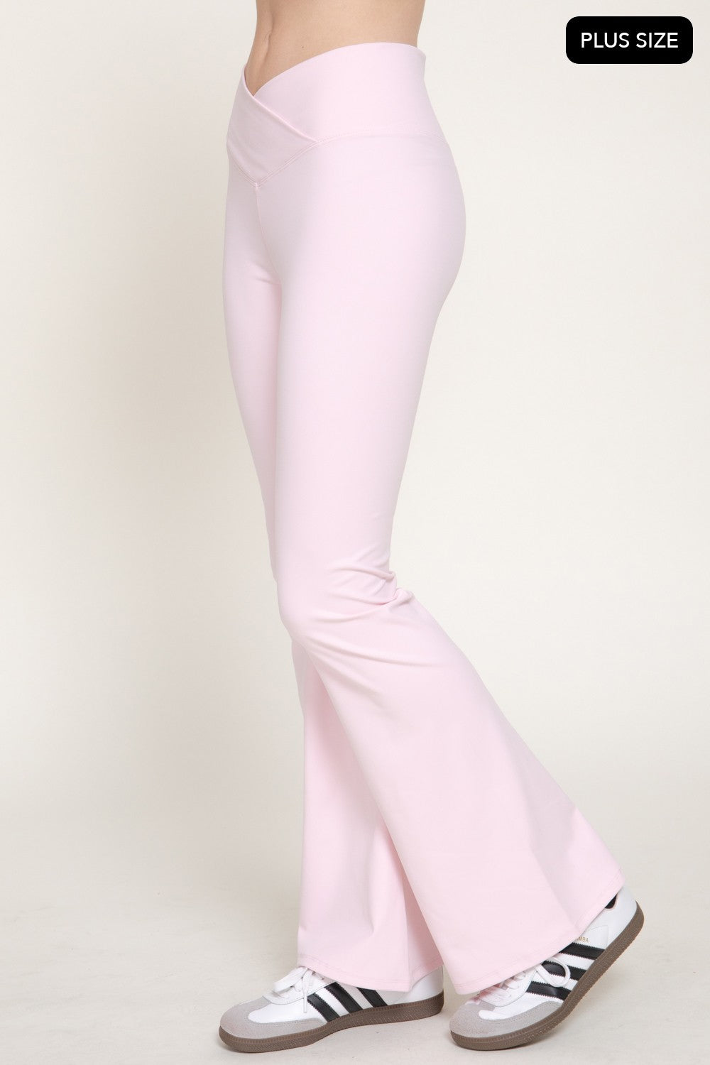 Cross Over Waistband Activewear Yoga Pants