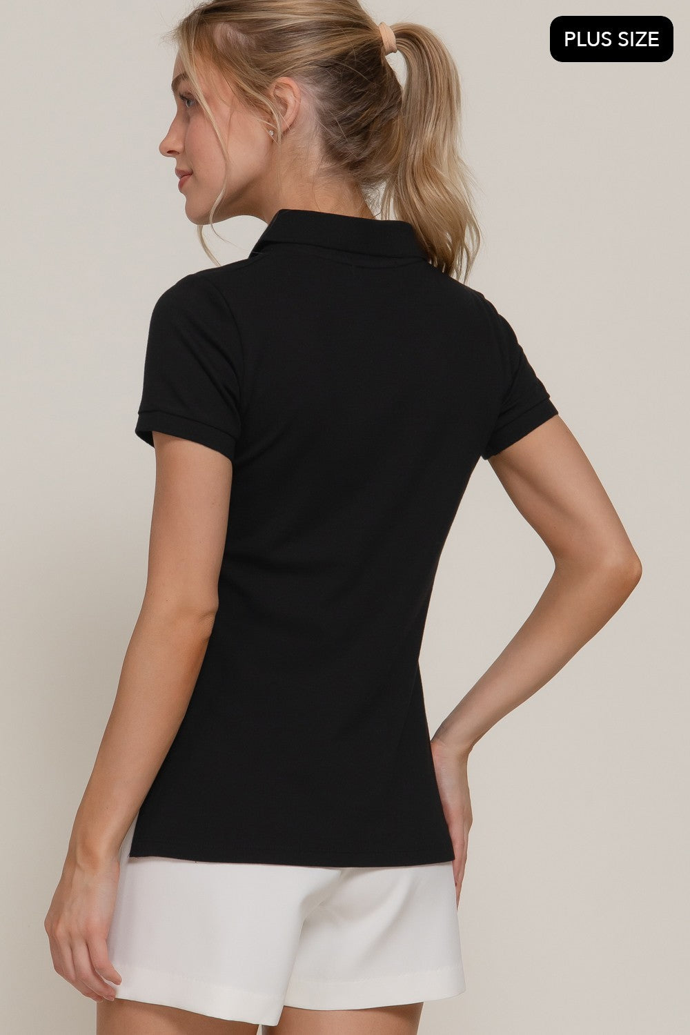 Short Sleeve Classic Pique Polo Top
