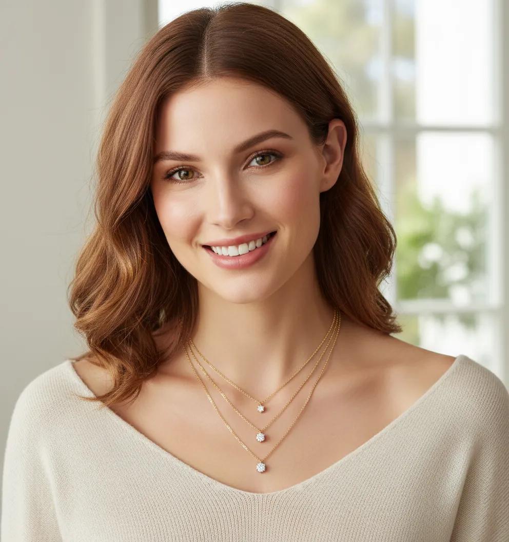 Ascending Sparkle Necklace Stella Harte