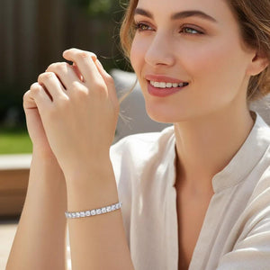 Square Eternity Slide Bracelet