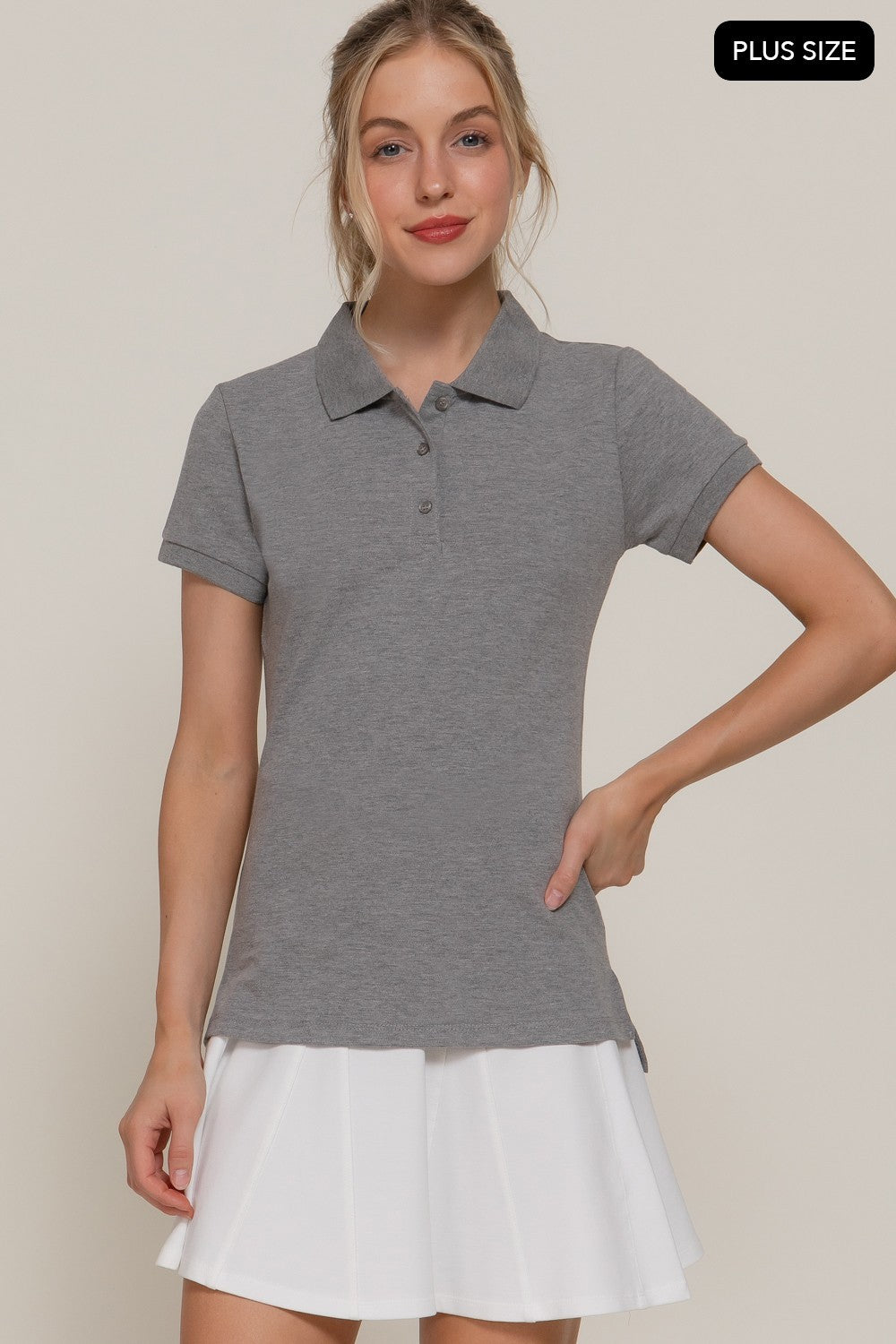 Short Sleeve Classic Pique Polo Top