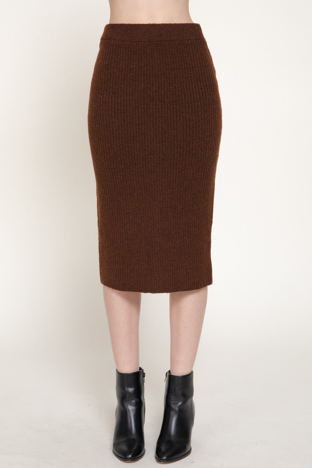 Pencil Midi Sweater Skirt