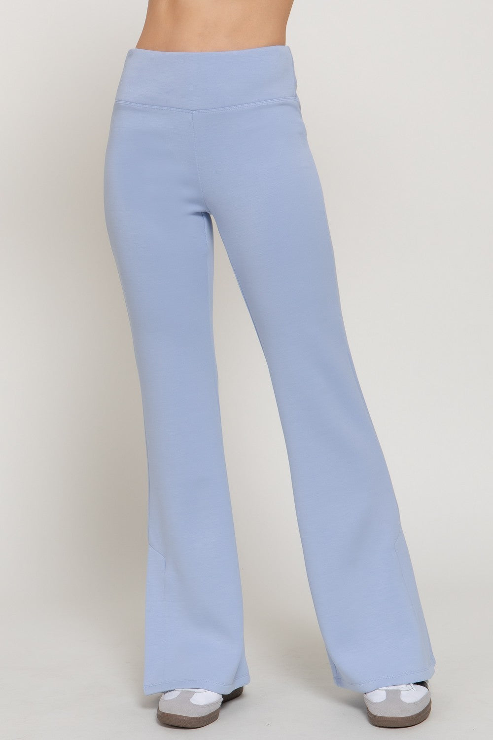 Flare Soft Bottom Slit Scuba Pant
