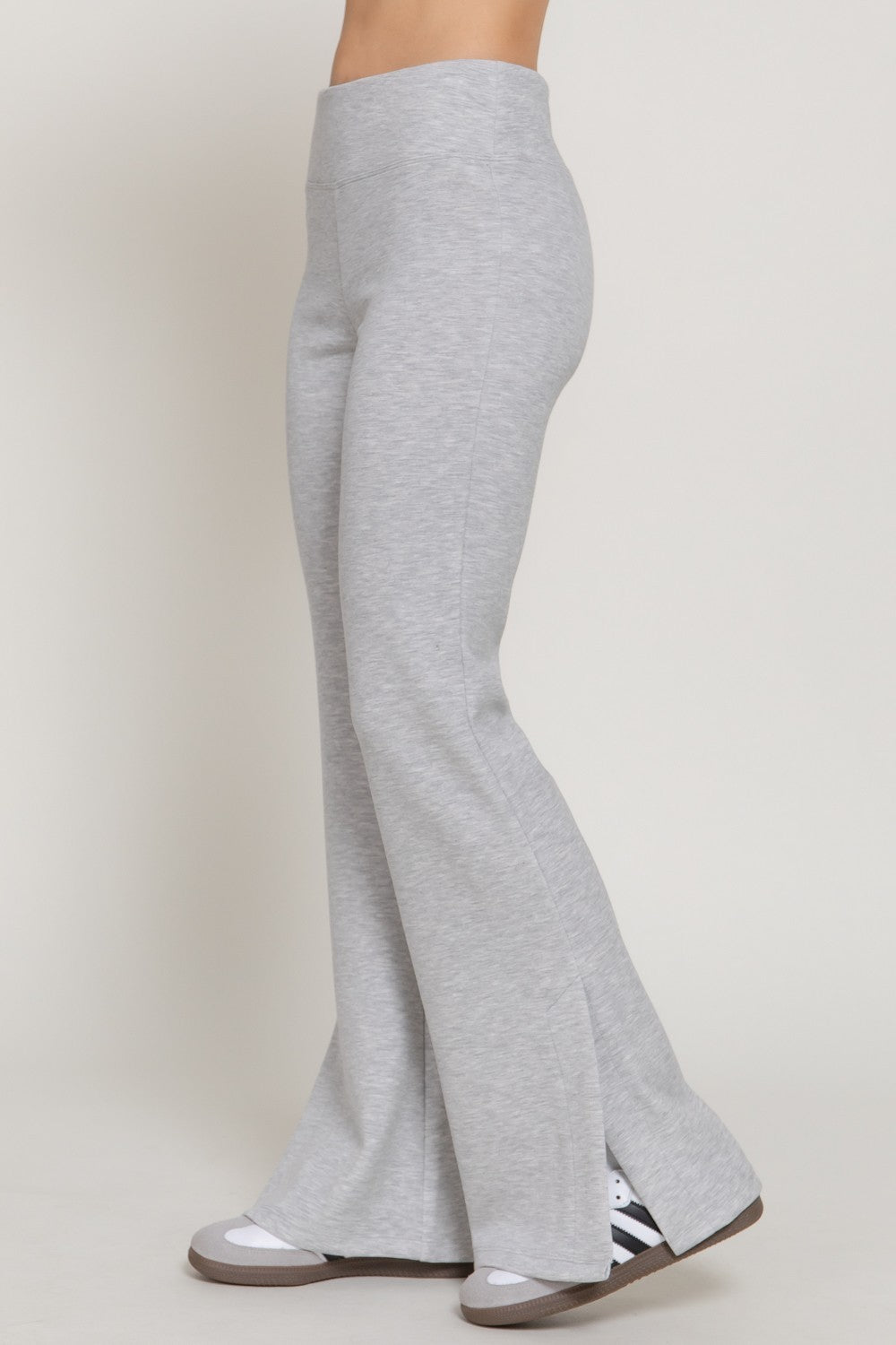 Flare Soft Bottom Slit Scuba Pant